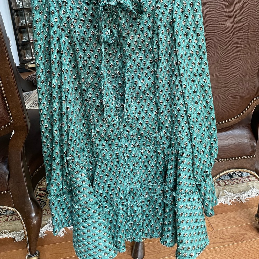 🦚ALEXIS PEACOCK SHORT DRESS🦚 - Picture 6 of 7